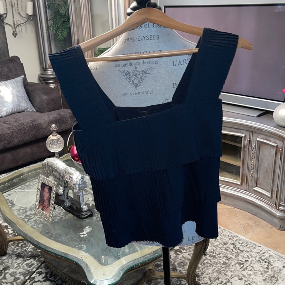 JCrew top, super cute, black!